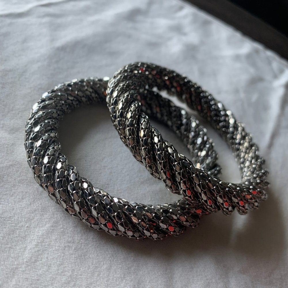 2 Piece Silver bracelet